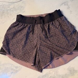 Women's Purple reversible Athletic Shorts running